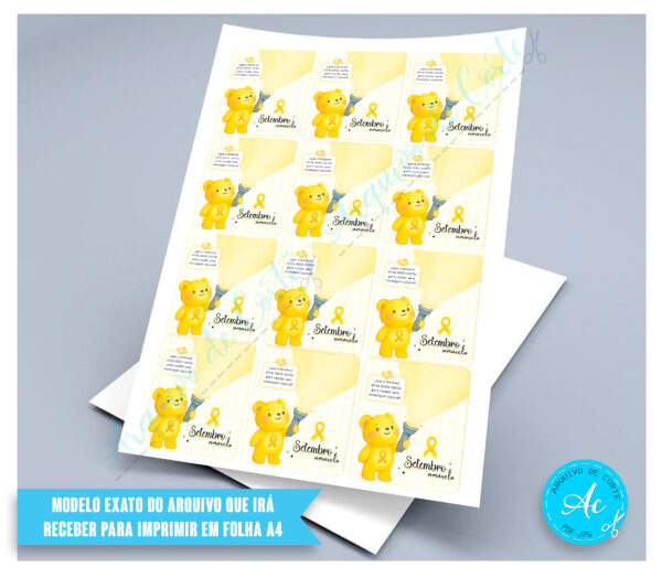 Arquivo Cartão Lanterna Setembro Amarelo #1 - Imagem 3