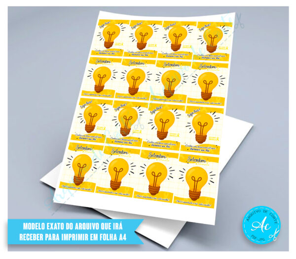 Arquivo Cartão Capsula Setembro Amarelo #1 - Imagem 3