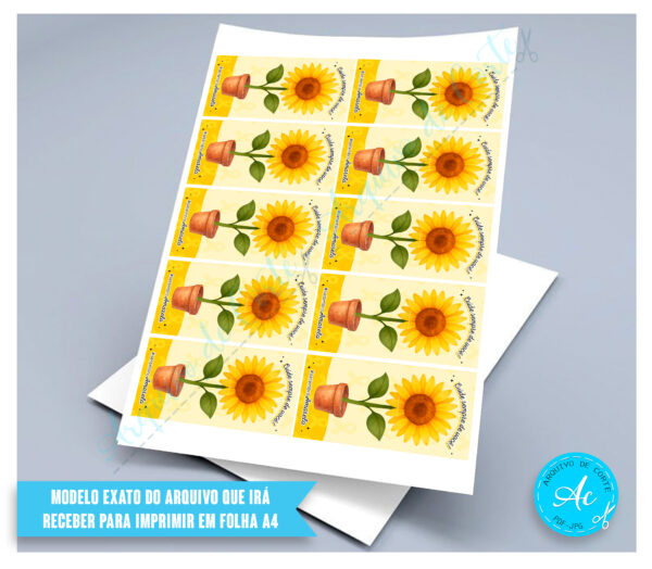 Arquivo Card para mini lixa Setembro Amarelo #2