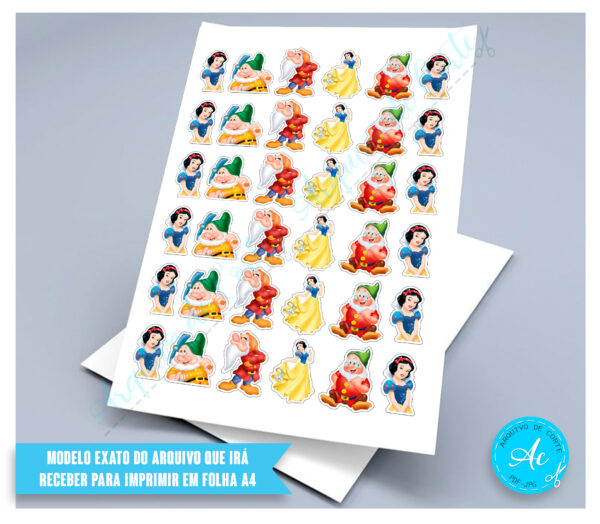 Arquivo Kit festa Branca de Neve #1 - Imagem 5