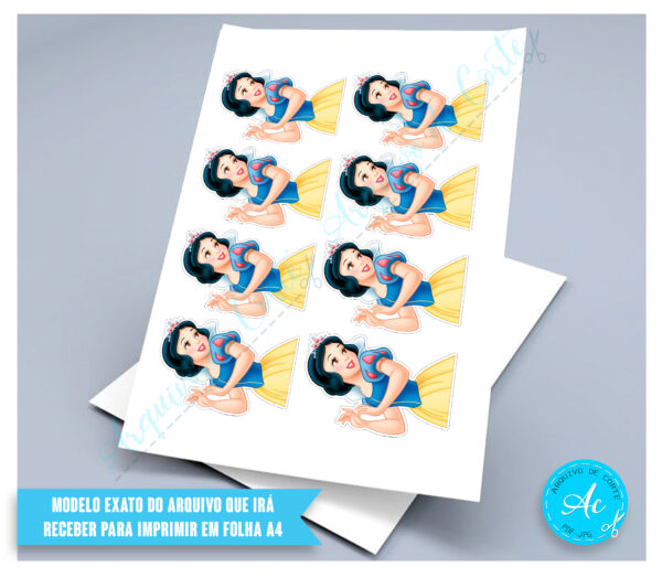 Arquivo Kit festa Branca de Neve #1 - Imagem 4