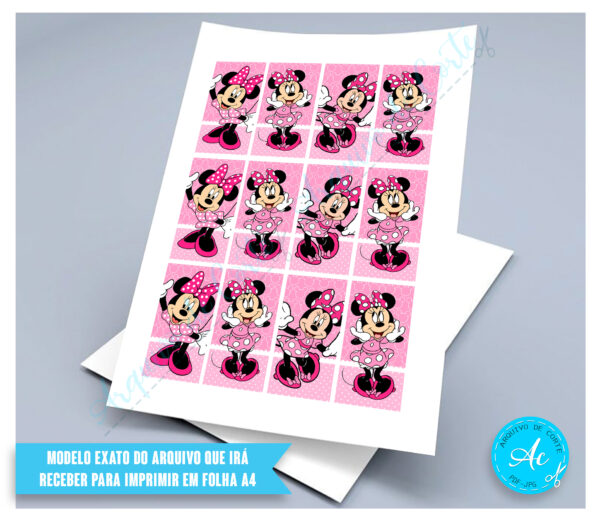 Arquivo Kit festa Minnie Rosa #2 - Imagem 5