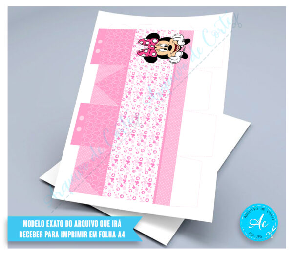 Arquivo Kit festa Minnie Rosa #2 - Imagem 3