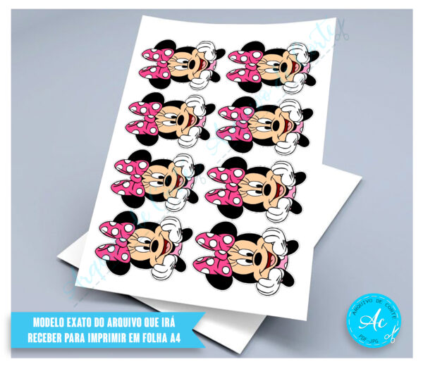 Arquivo Kit festa Minnie Rosa #2 - Imagem 4