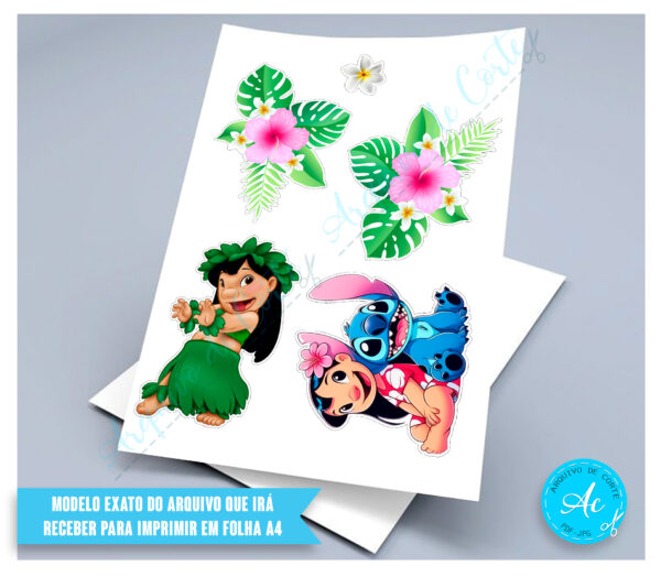 Arquivo Caixa cenário Lilo e Stitch #1 - Imagem 3