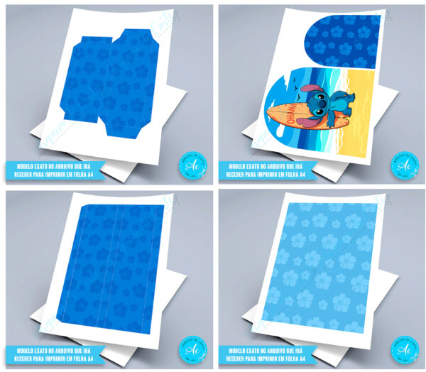 Arquivo Caixa cenário Stitch #1 - Imagem 3