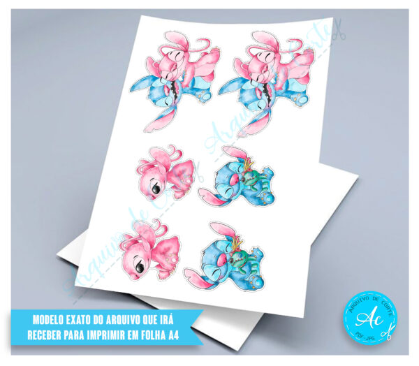 Arquivo Caixa cenário Stitch e Angel #1 - Imagem 3