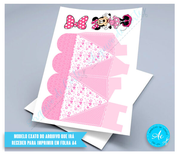 Arquivo Kit festa Minnie Rosa #1 - Imagem 2