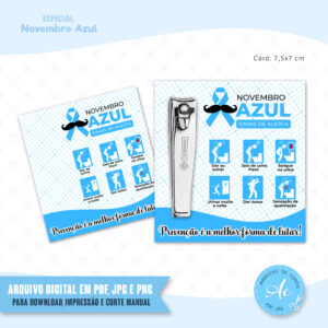 Arquivo Card Lembrancinha Novembro Azul #1