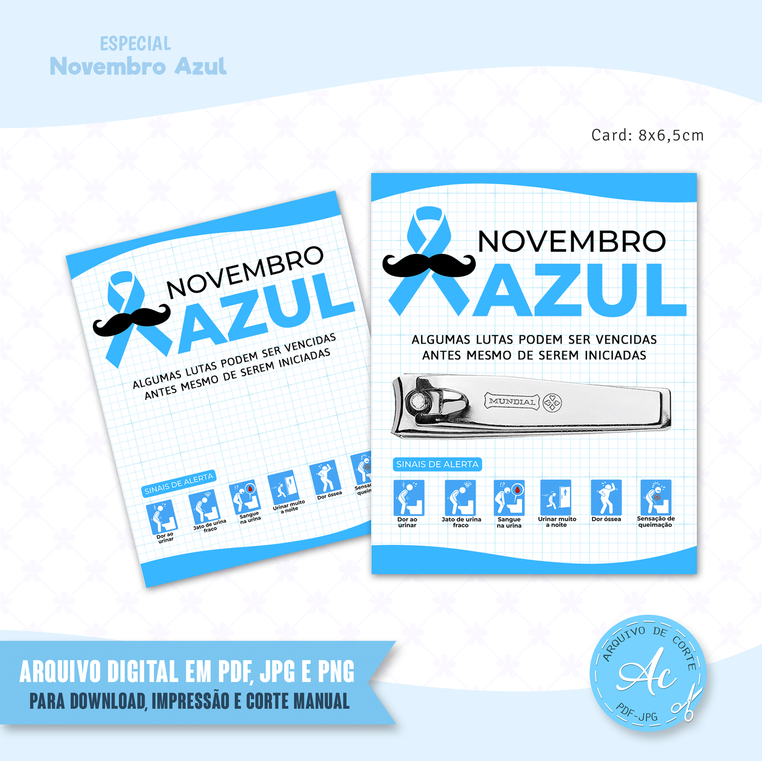 Arquivo Card Lembrancinha Novembro Azul #2