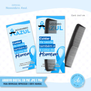 Arquivo Card para pente Novembro Azul #1