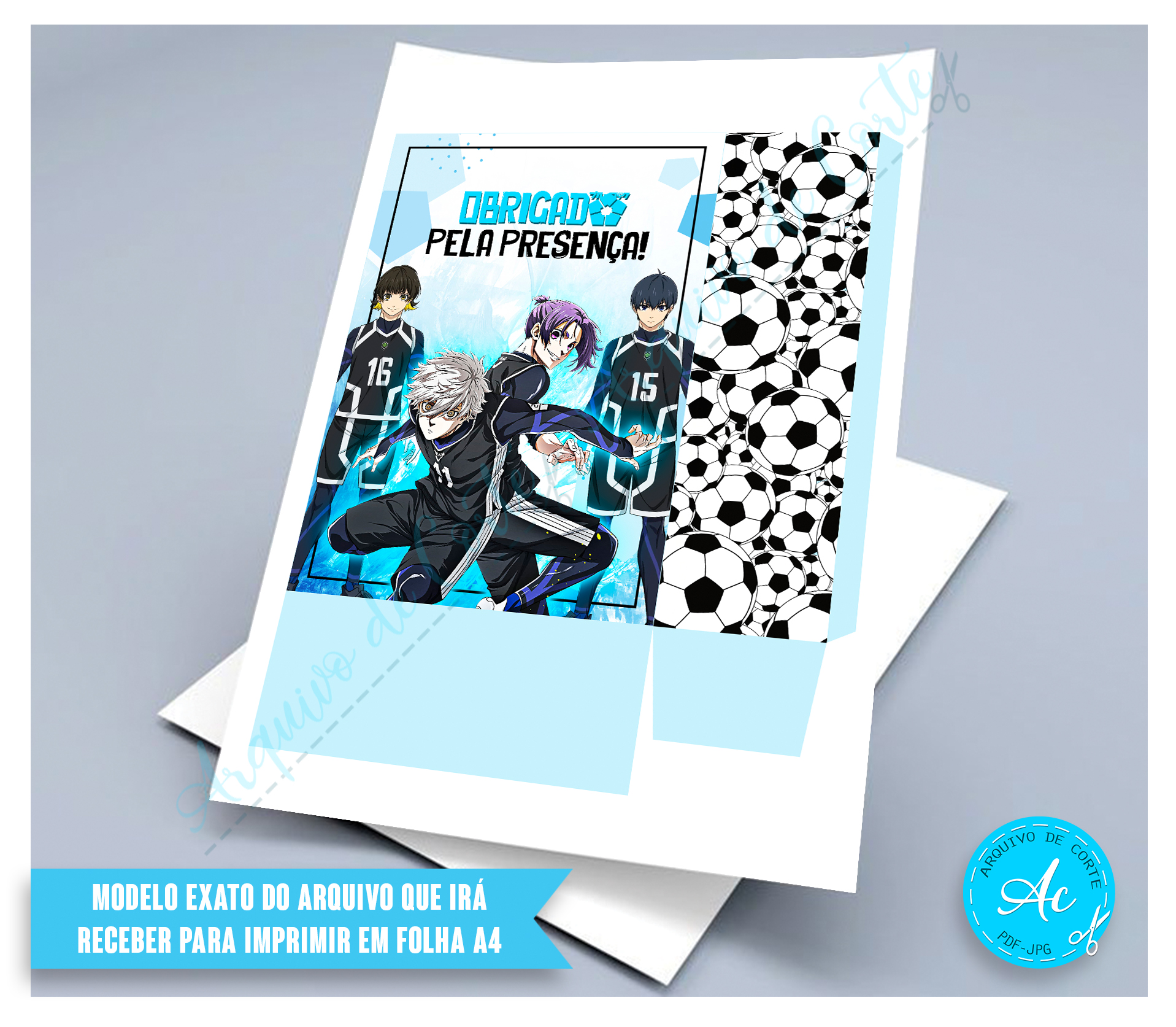 Arquivo Sacolinha Blue Lock #1 - Imagem 2