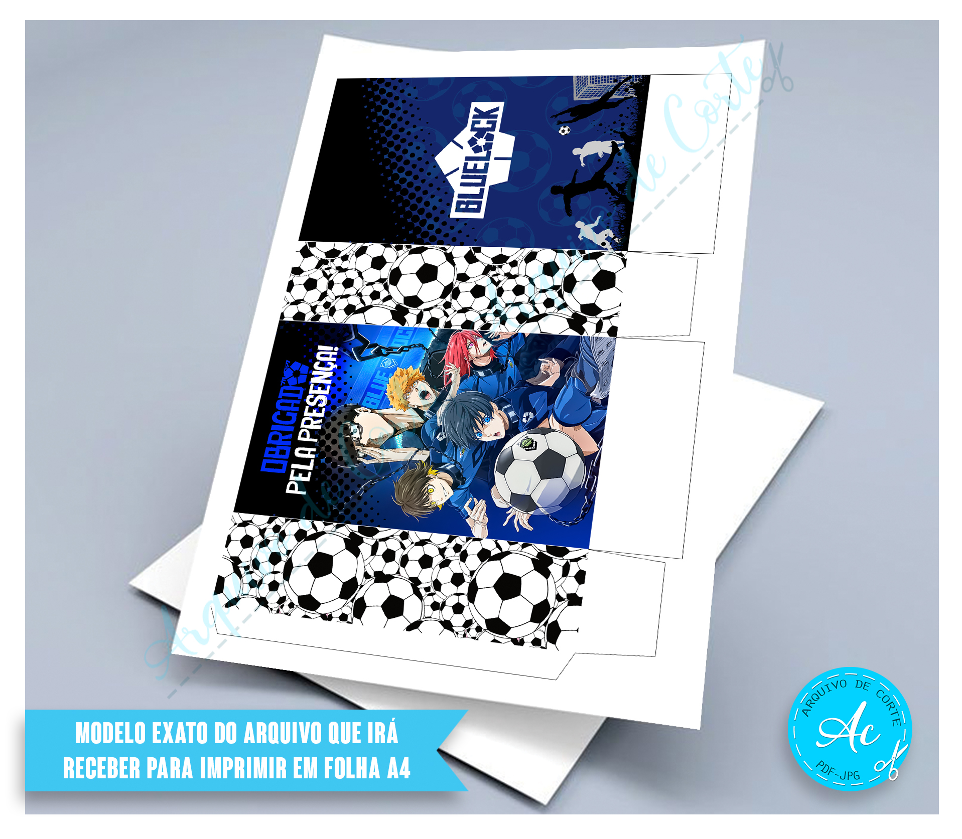 Arquivo Sacolinha Blue Lock #2 - Imagem 2