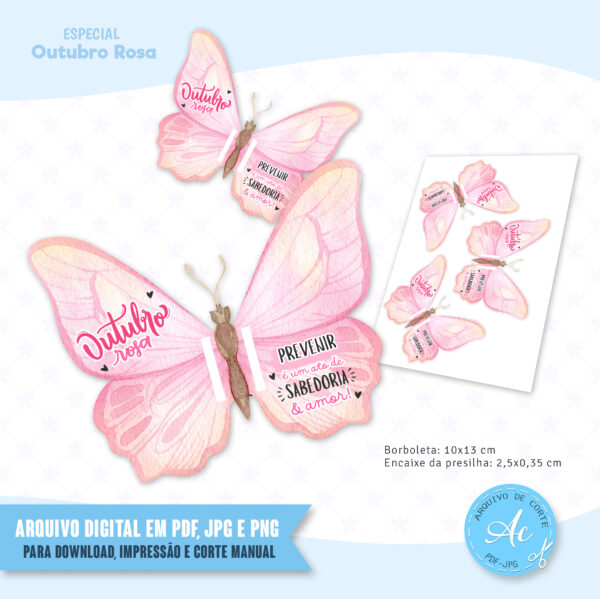 Arquivo Tag para presilha Outubro Rosa #2