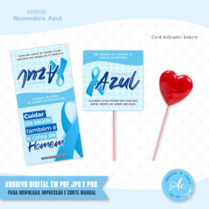 Arquivo Tag para pirulito Novembro Azul #1