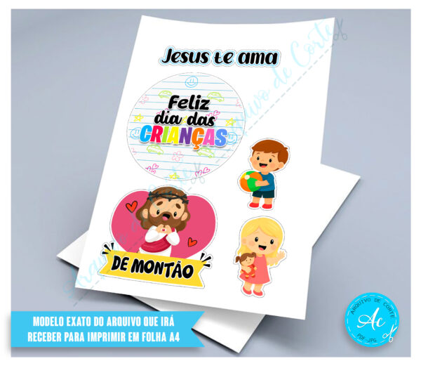 Arquivo Topo Dia das crianças com Jesus #1 - Imagem 2