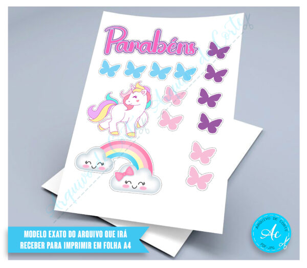 Arquivo Topo Unicornio #4 - Imagem 2