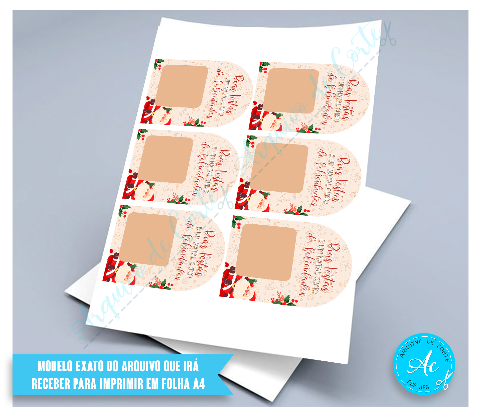 Arquivo Cartão para calendário Natal #1 - Imagem 3