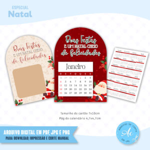 Arquivo Cartão para calendário Natal #1