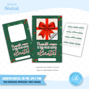Arquivo Cartão para calendário Natal #2
