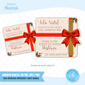 Arquivo Cartão para lixa de unha Natal #1