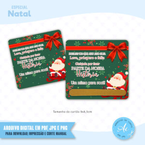 Arquivo Cartão para lixa de unha Natal #2