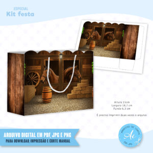 Arquivo Sacolinha Country Cavalo #1