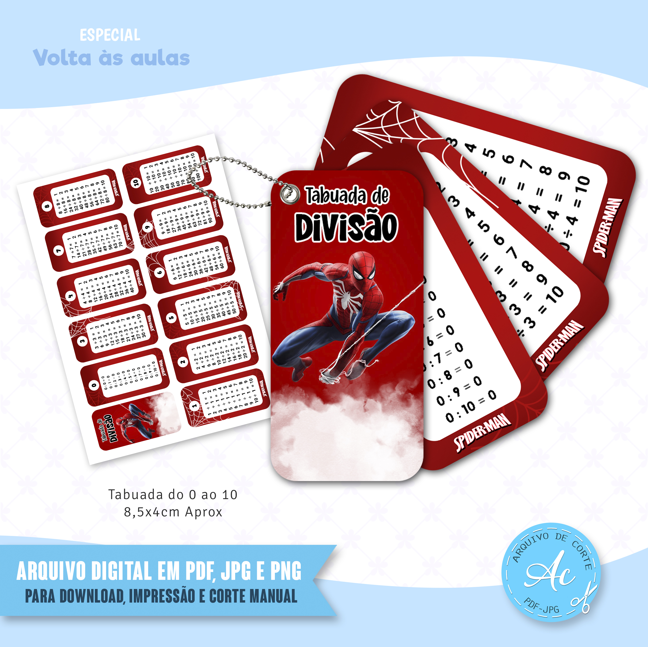 Arquivo Tabuada Homem aranha Divisão #1