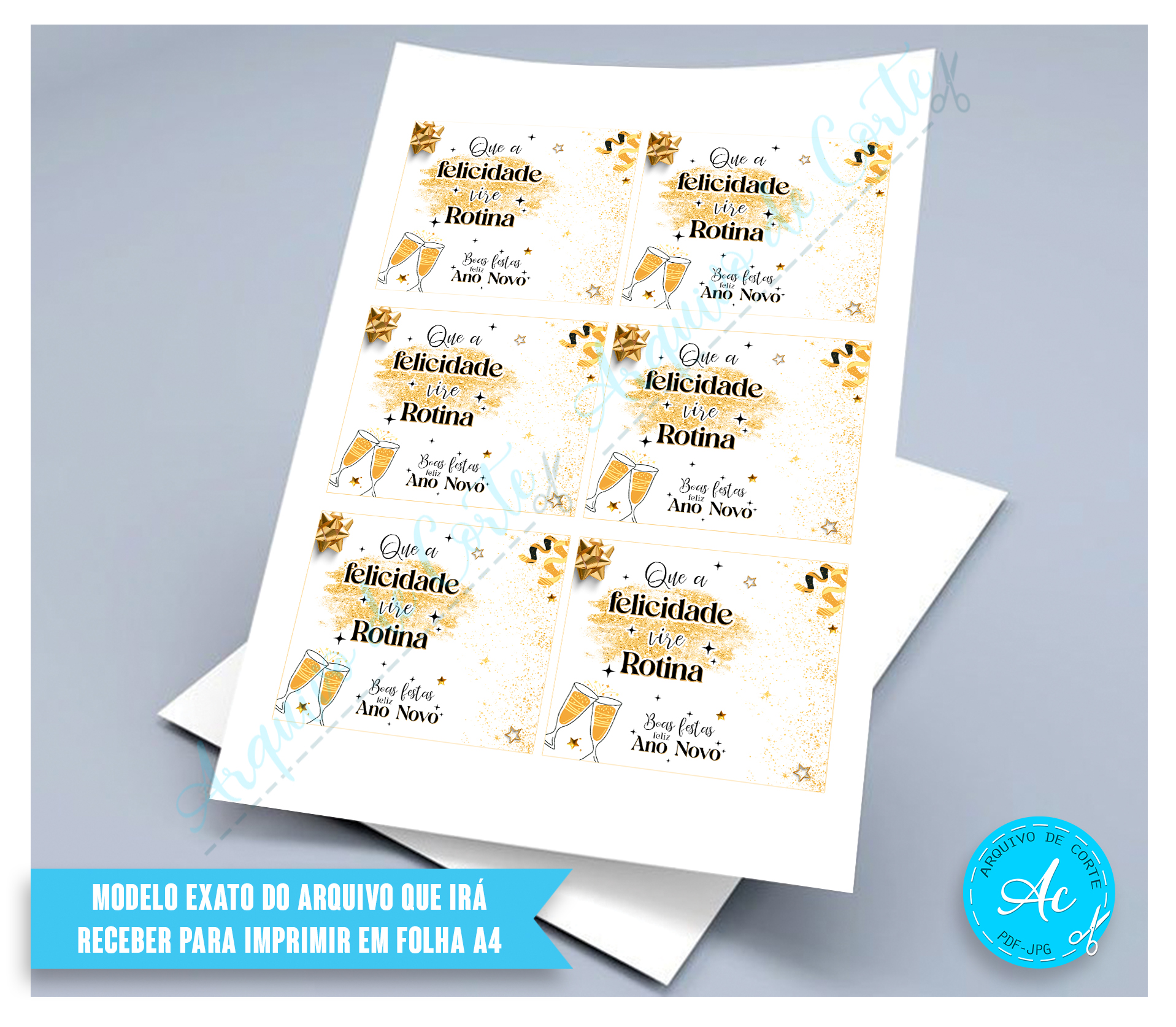 Arquivo Cartão mimo Ano Novo #1 - Imagem 2