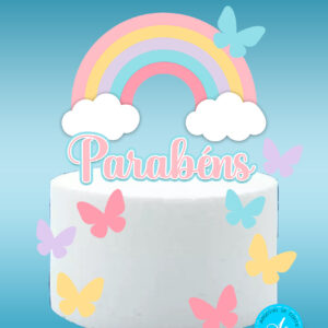 Arquivo Topo Arco iris e borboletas #1