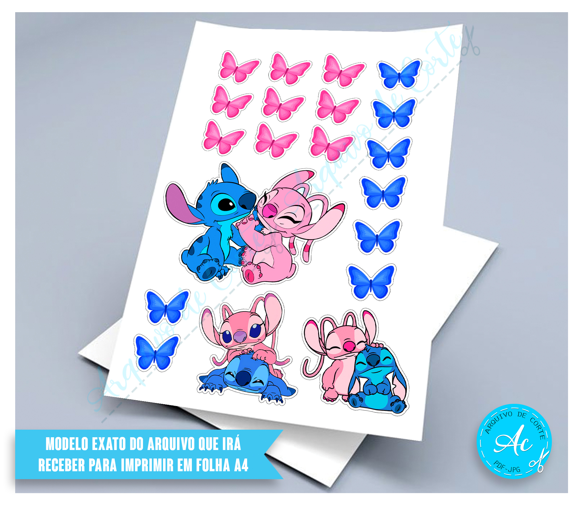 Arquivo Topo Stitch e Angel #6 - Imagem 2