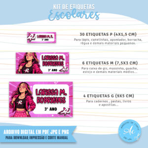 Arquivo Etiquetas escolares Emilly Vick Dos Rosas #1
