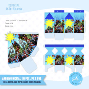 Arquivo Kit Festa Vingadores #1