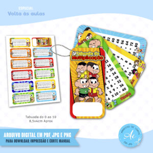 Arquivo Tabuada Turma da Mônica #1