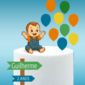 Arquivo Topo Bebê e Balões coloridos #1