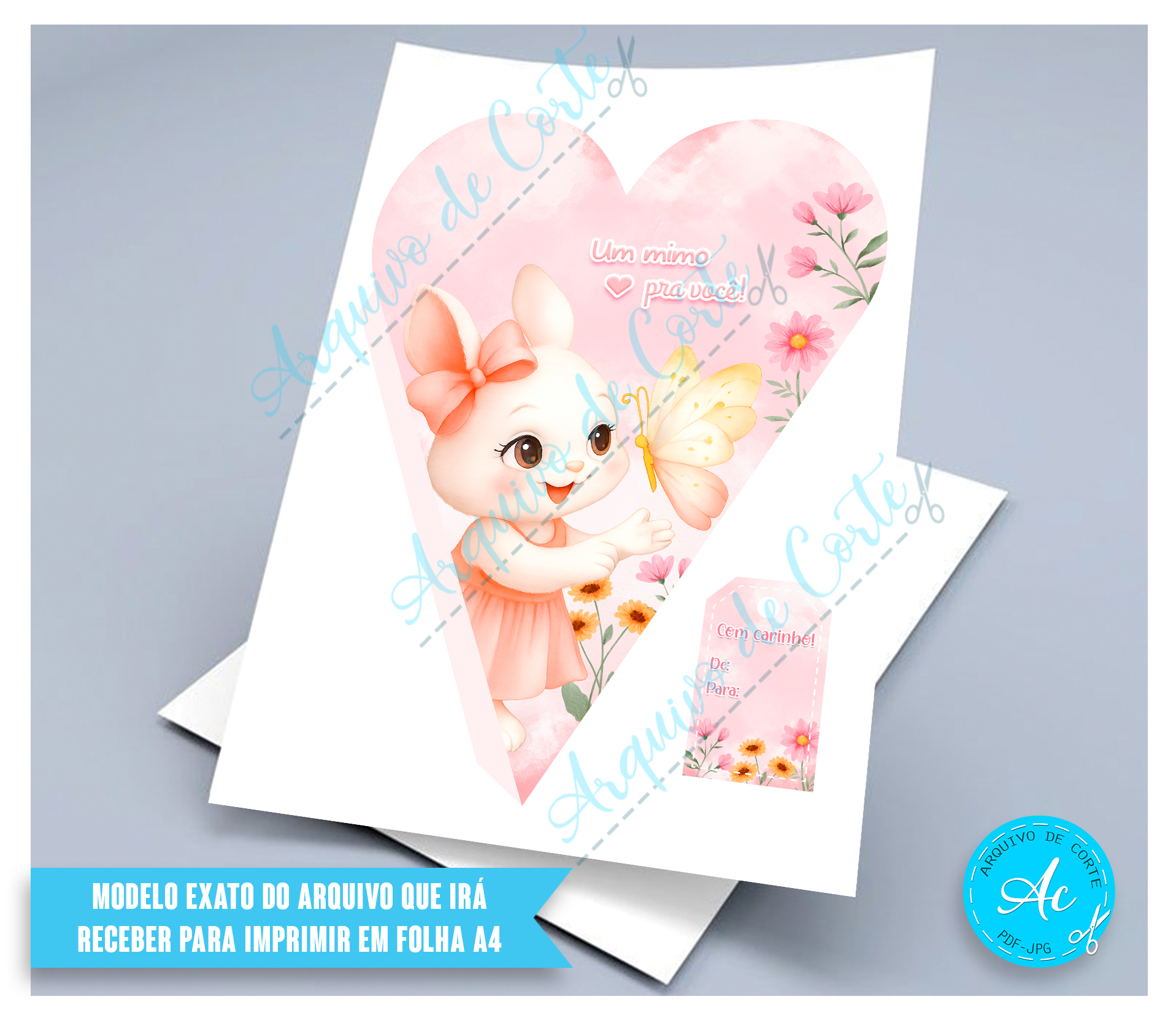 Arquivo Buquê de coração Páscoa #1 - Imagem 2