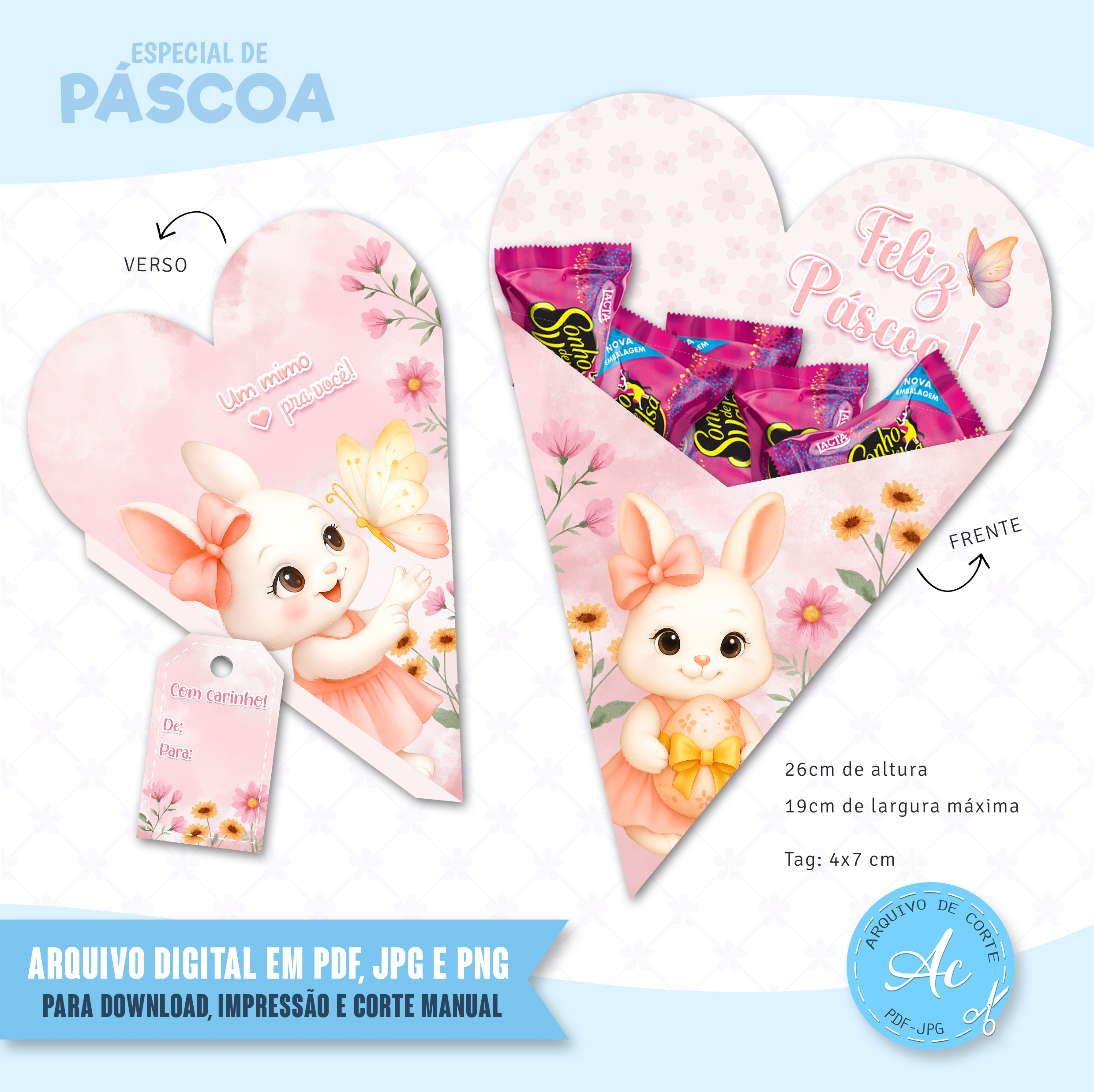 Arquivo Buquê de coração Páscoa #1