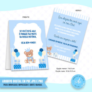 Arquivo Mesa Chá de bebe menino #1