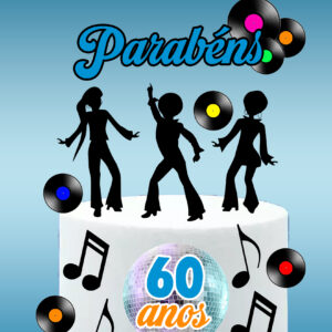 Arquivo Topo de bolo discoteca #2