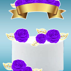 Arquivo Topo Rosas Roxo #1